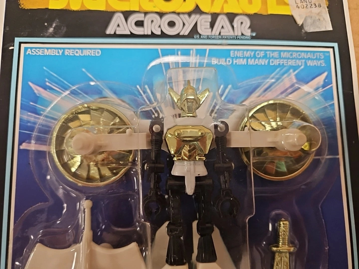 2 Lot Mego MICRONAUTS Acroyear 1976 Figure Brand Sealed UNPUNCHED & II 1977