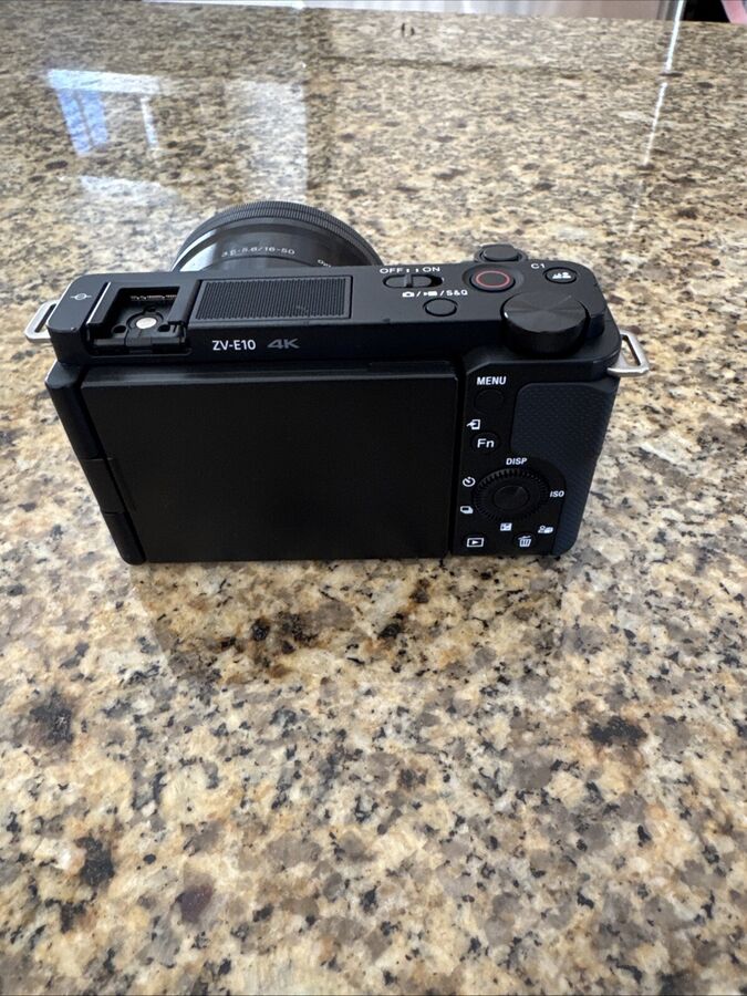 Sony ZV-E10 Mirrorless Camera with 16-50mm Lens (Black)