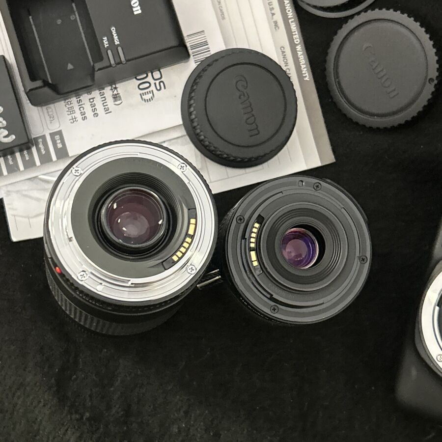 Canon EOS Rebel T7 DSLR Camera with EF18-55mm and EF 75-300mm Lenses